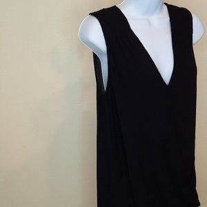 NWT!!!  Gibson Black Surplice Hi/lo Top